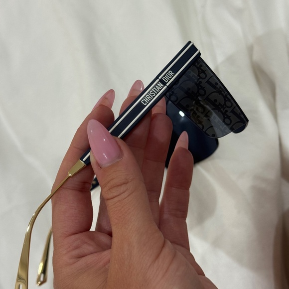Blue Dior Oblique Mask Sunglasses main image 7